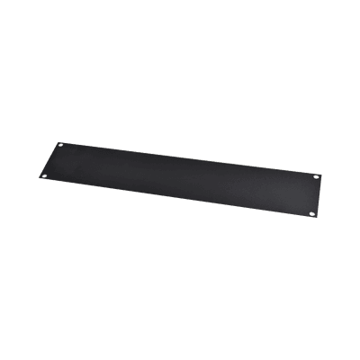 Tapa Ciega para Rack de 19in,  de 2UR, Color Negro