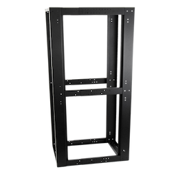 Rack Estándar 19" de 4 Postes, Acero, 45 Unidades, Profundidad Ajustable.