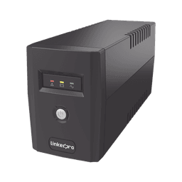 UPS 600VA/360 W Línea Interactiva / 6 Contactos 5-15R (4 Respaldadas) / Regulación de Voltaje / Protección RJ45 