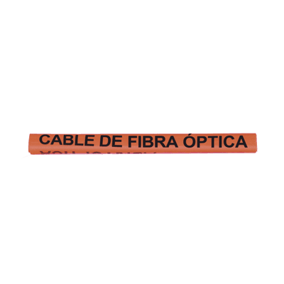 Marcador de Fibra Óptica Color Naranja, Diámetro de aplicación: 6.4 a 12.5 mm