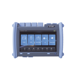 OTDR PRO de Alto Rendimiento para Enlaces de Fibra Óptica Monomodo y Multimodo / Longitudes de onda: 850nm, 1300nm, 1310nm y 1550nm / Zona Muerta por Evento de 0.8 Metros / VFL 5mW / Distancia de prueba de hasta 420 km