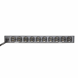 PDU para Distribución de Energía, Montaje en Rack, 11 salidas, Instalación Horizontal, de 19in, 1U, 15 Amp, 120 Vca