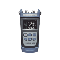 Medidor de Potencia Óptica (OPM) para Fibra Óptica en Redes FTTx / Soporta 3 Longitudes de Onda: 1310nm , 1490nm y 1550nm / Compatible con Conectores SC y FC