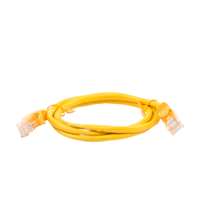 Cable de parcheo UTP Cat5e - 1 m - amarillo