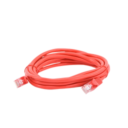 Cable de Parcheo UTP Cat5e - 3.0m. - Rojo