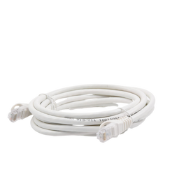 Cable de parcheo UTP Cat6 - 3.0 m - blanco