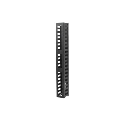 Organizador de Cable Vertical de 21 Unidades Rack Sencillo, Compatible con Racks Serie EIRL y EIQR