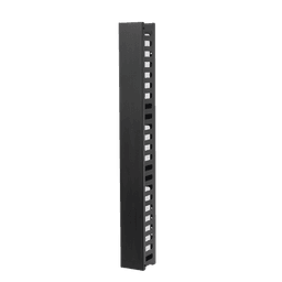 Organizador de Cable Vertical de 24 Unidades Rack Sencillo, Compatible con Racks Serie EIRL y EIQR