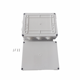 Caja de Conexiones Impermeable IP65, 10 Entradas, Dimensiones 200 x 155 x 80 mm, para Instalaciones Industriales, Comerciales y Residenciales, Incluye Tornillería para su Instalación