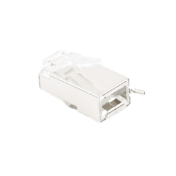 Conector RJ45 para Cable FTP/STP Categoría 5E - Blindado con pin a tierra