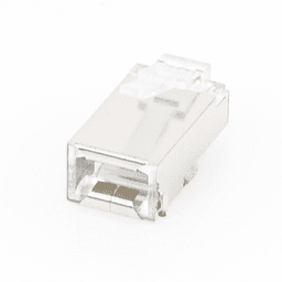 Conector RJ45 para Cable FTP/STP Categoría 5E - Blindado con pin a tierra