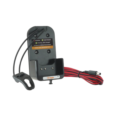 Cargador vehicular Logic para radios NX220/NX420/TK2140/3140 para baterías KNB24LS/25A/26N/KNB35L/40L/40LCV/55L/29N