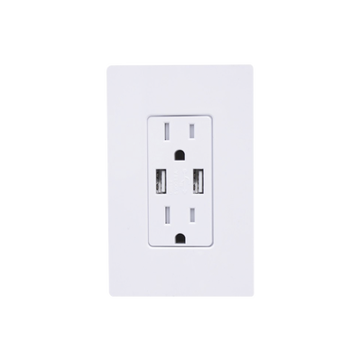 TOMACORRIENTE 15 AMP CONECTOR USB