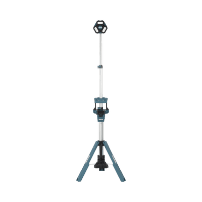 Lampara con Torre para Iluminación Inalambrica con tres Cabezales Multidireccionales , se extiende hasta 2.2 metros, Utiliza batería LXT® Litioâ€‘Ion de 18V.