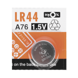 Batería Alcalina tipo LR44 (de botón) de 1.5 V 110 mAh 