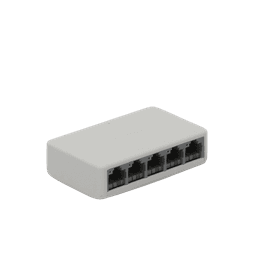 Switch NO Administrable / Para escritorio /  5 puertos 10/100 Mbps / Diseño Compacto / Plug and Play