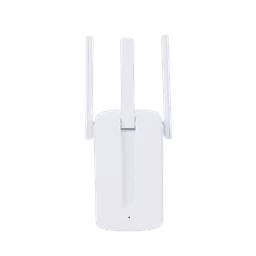 Repetidor / Extensor de Cobertura WiFi N / MU-MISO / 300 Mbps 2.4 GHz / 3 antenas externas / Botón WPS