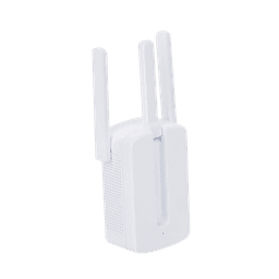 Repetidor / Extensor de Cobertura WiFi N / MU-MISO / 300 Mbps 2.4 GHz / 3 antenas externas / Botón WPS