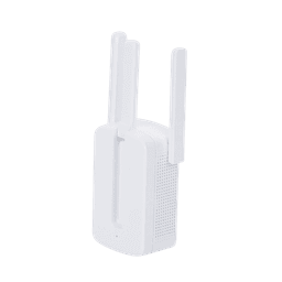 Repetidor / Extensor de Cobertura WiFi N / MU-MISO / 300 Mbps 2.4 GHz / 3 antenas externas / Botón WPS