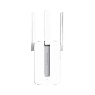 Repetidor / Extensor de Cobertura WiFi N / MU-MISO / 300 Mbps 2.4 GHz / 3 antenas externas / Botón WPS