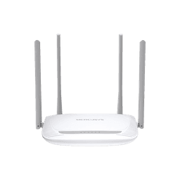 Router Inalámbrico N Mejorado / 2.4 GHz de 300 Mbps / 1 Puerto WAN 10/100 Mbps / 3 Puertos LAN 10/100 Mbps / 4 Antenas de 5 dBi