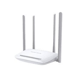 Router Inalámbrico N Mejorado / 2.4 GHz de 300 Mbps / 1 Puerto WAN 10/100 Mbps / 3 Puertos LAN 10/100 Mbps / 4 Antenas de 5 dBi