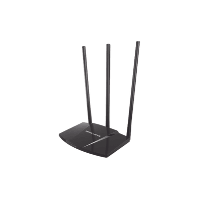 Router N de alta potencia 300 Mbps / 1 Puerto WAN 10/100 / 3 Puertos LAN 10/100 / Chip PA (potencia transmisión 2x) / 3 Antenas de 7 dBi