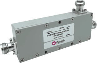 Acoplador Direccional / 694-3800 MHz / 300W / N hembra / 20 dB / PIM < -155 dBc / IP65 / Bajo Pérdida