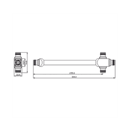 DIVISOR REACTIVO DE 3 VIAS 575-2700MHz 300W -161dBc 4.3-10 IP68