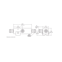 SEPARADOR 10dB (10:1) Tap 350-5930MHz 500W -161dBc TIPO N IP67 .