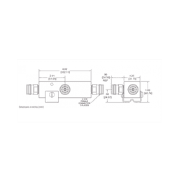 SEPARADOR 15dB (30:1) Tap 350-5930MHz 500W -161dBc 4.3-10 IP67 .