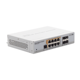 Cloud Router Switch Administrable L3, 8 puertos 10/100/1000 Mbps c/PoE Pasivo ó 802.3af/at, 4 Puertos SFP