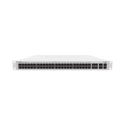 Cloud Router Switch 48 puertos PoE 802.3af/at Gigabit, 4 puertos SFP+ 10G, 2 puertos QSFP+ 40G, Montaje en Rack