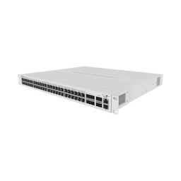 Cloud Router Switch 48 puertos PoE 802.3af/at Gigabit, 4 puertos SFP+ 10G, 2 puertos QSFP+ 40G, Montaje en Rack