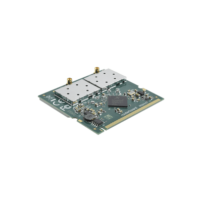 Tarjeta MiniPCI 802.11a/b/g/n Doble Banda, Hasta 400mW para Equipos Mikrotik