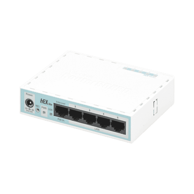 (hEX lite) RouterBoard, 5 Puertos Fast Ethernet