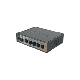 (hEX S) Router Dual Core, 5 puertos Gigabit, 1 Puerto SFP, PoE in, PoE Out