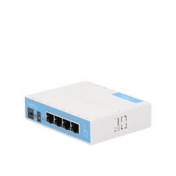 (hAP Lite) 4 Puertos Fast Ethernet y  Wi-Fi 2.4 GHz 802.11 b/g/n