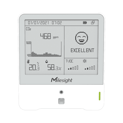 Display LoRaWAN con sensor de temperatura, humedad y calidad del aire 