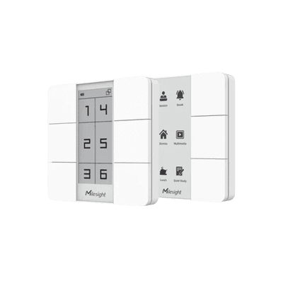 Panel Inteligente con Botones Programables y Display Digital para Automatización LoRaWAN