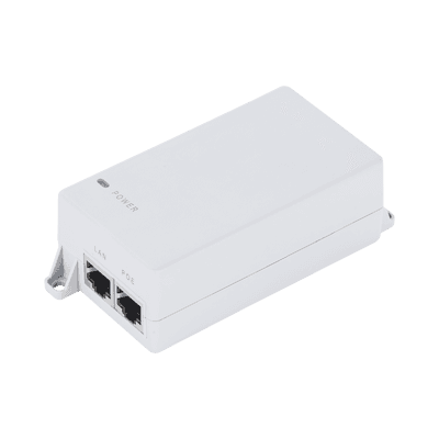 Inyector PoE Pasivo Gigabit de pared para C5x, C5c,  de Mimosa, Voltaje de salida  24Vcc.