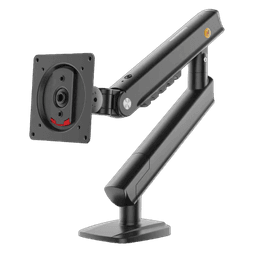 Brazo Ergonómico para Monitor / Soporte 17"-32" / Carga 2-7 kg / Ajuste de Tensión / Rotación ±90° / Instalación Abrazadera o Pasacables