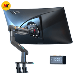 Soporte Mecánico Gaming NB F5 | Monitores de 32" a 60" | Vesa 75 x 75, 100 x 100 | Carga 2-20 kg | Iluminación RGB | Sistema de Resorte de Alta Precisión