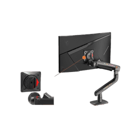 Soporte Mecánico Gaming NB F5 | Monitores de 32" a 60" | Vesa 75 x 75, 100 x 100 | Carga 2-20 kg | Iluminación RGB | Sistema de Resorte de Alta Precisión