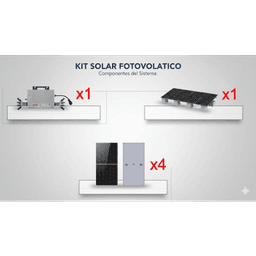 Kit Solar Interconexión  / 2.2 kW  220Vca / Microinversores NEP / Montaje Incluido  