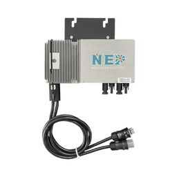 Microinversor para 2 Modulos de Hasta 360W de Interconexión a  Red Eléctrica 110 Vca, IP67 con Cable Troncal Incluido