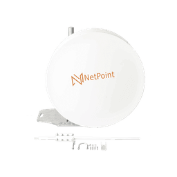 Antena Blindada de alta gama / 3 ft / 10-11 GHz / Ganancia 38 dBi / Conector de guía de onda para radios B11 / Montaje con alineación milimétrica / Tornillería de acero inoxidable 