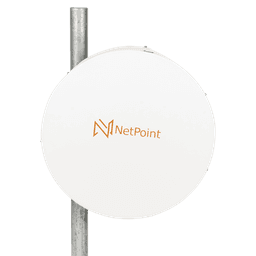 Antena Direccional Parabólica / 27 dBi / 4.9-7.2 GHz / Dual Polaridad Slant 45°/90° / 39.6 cm / Radomo Integrado