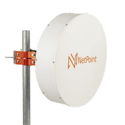 Antena Direccional / 2 ft / 5.9-7 GHz / Ganancia 32 dBi / SLANT de 45 ° y 90° / Incluye Jumpers con conector N-Macho a RPSMA / montaje y radomo incluido. 