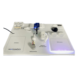 Kit Demostración Levantar y Presencia / Sensores de Botón, Análogo, RFID, Presencia, Luz y AirButton